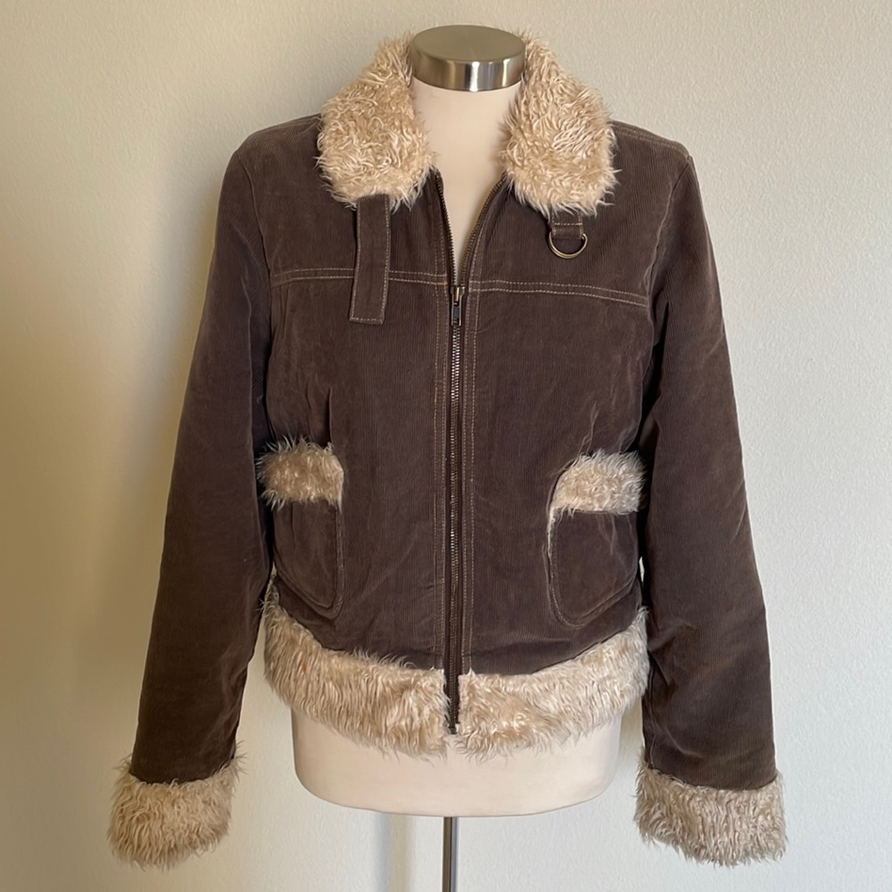 Blue Cult Corduroy Jacket (Size L)
